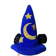 Disneyland Resorts Mickey Mouse Sorcerers Fantasia Hat Light Up Ears Blue picture