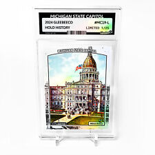 MICHIGAN STATE CAPITOL, LANSING 2024 GleeBeeCo Card 1906 Holographic #MC19-L /25 picture