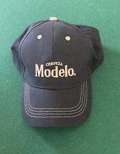 Cerveza Modelo Hat. Blue & 100% Cotton. Adjustable Backing One Size Fits All. picture