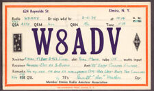 W8ADV Grant Doc Meeker Elmira NY QSL card 1935 picture