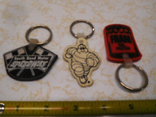 3 Vint Thick Rubber Transportation Advertising Keychains Fram, South Bend SpeedW picture