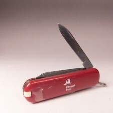 FIREMAN'S FUND Logo Victorinox Classic SD Pocket Knife Red *See Description* picture