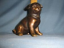 1273 CHINESE PUG FIGURINE MINT CONDITION RESIN MATERIAL picture