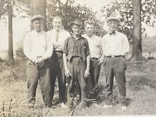 Men Dressed Up Antique Early 1900's Snapshot Photo picture