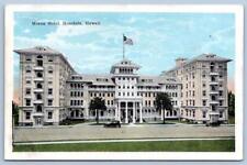 1920's MOANA HOTEL HONOLULU HAWAII TERRITORY ISLAND CURIO CO POSTCARD picture
