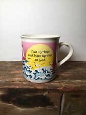 VTG JSNY Taiwan Coffee Mug- I Do My Best & Leave The Rest To God, Summer Surf picture