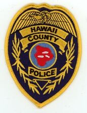 HAWAII HI COUNTY POLICE NICE SHOULDER PATCH SHERIFF picture