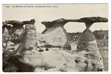 Postcard CO The Bridge of Sighs Monument Park Colorado Antique  picture
