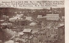 LP98 Jamestown  New York as seen in 1864  Postcard picture