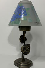 Candle Holder & Lamp Shade, Hand Painted No Damage Glynda Turley 1999 Tea Candle picture