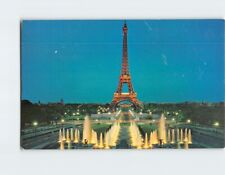 Postcard The Eiffel Tower from the Trocadero Paris France picture
