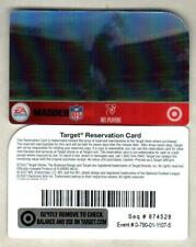 TARGET Madden NFL ( 2007 ) Lenticular Reservation / Gift Card ( $0 ) V2 picture