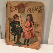 Vintage Victorian Children's Book Christmas Gems early 1900's picture
