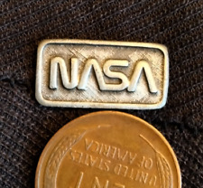 The National Aeronautics and Space Administration NASA 1975-1992 Worm Logo Lapel picture