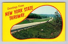 NY-New York, General Greeting, New York State Thruway, Vintage Souvenir Postcard picture