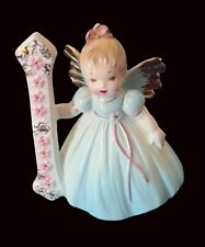 Vintage Josef Originals Angel 1st FIRST Birthday Girl Porcelain Figurine Signed picture
