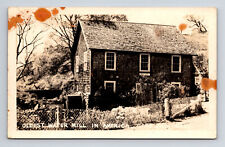 RPPC Oldest Water Mill High Brewster Cape Cod Massachusetts MA Postcard picture