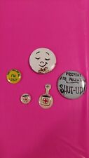 Lot of 5 Vintage Assorted Lapel Pins  picture