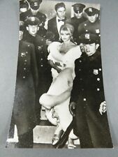 1966 Actress Brigitte Bardot with group of men uniform press photo 9 x 5.5 picture