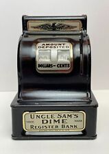 Vintage 1942 UNCLE SAM'S DIME REGISTER BANK Durable Toy & Novelty, Cleveland USA picture