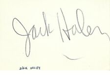 THE WIZARD OF OZ Actor JACK HALEY In-Person Signed Autograph - 1930s or 1940s picture