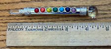 Small Silver Plated Chakra Wand picture