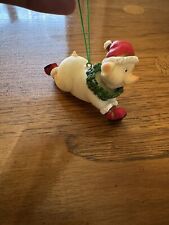 Vintage Flying Pig Bobble Head Ornament picture