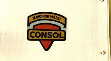 1ST PRINTING CONSOL MAHONING VALLEY SHIELD CONSOL COAL MINING STICKER # 1285 picture