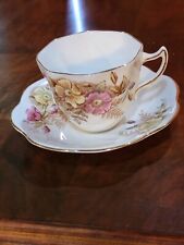 Vintage Ivory China Tea Cup and Saucer  - Rosina Bone China - Made in England picture