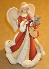 Enesco Foundations Karen Hahn Heart of Christmas Angel Sewing Bear 4034456 picture