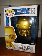 Funko Pop WWE The Rock (20th Anniversary Smackdown Gold) picture