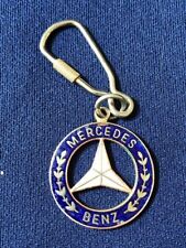 Vintage Enameled Keychain Advertising Mercedes Benz Ray Catena Edison NJ picture