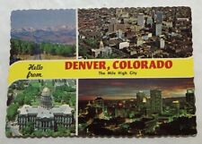 Multi-View Hello From Denver, Colorado. Postcard (H2) picture