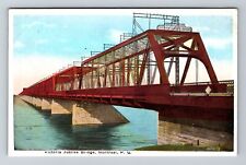 Montreal QC-Quebec, Victoria Jubilee Bridge, Vintage Postcard picture
