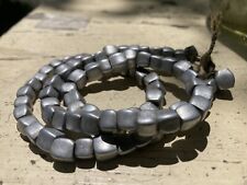 Antique Aluminum African Trade Beads From Kenya; Strand Of 89 Beads picture