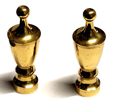 Lamp Finial-MODERN URN Solid Brass Finish Machined and Highly Detailed 1 piece picture