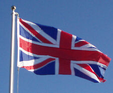 ALL SEWN NYLON UNION JACK FLAG 5' X 3' CANVAS SLEEVE BRITISH FLAG UK SELLER picture