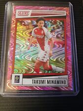 2022-23 League 1 Score Sandwiches Takumi Minamino /45 Pink Swirl AS Monaco Japan picture