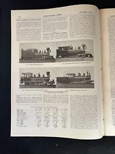 1896 Industrial Illustration/Drawing American Locomotives for Foreign Railways picture
