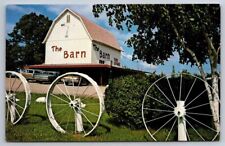 The Barn Pancakes Restaurant Baraboo Devils Lake WI Wisconsin Postcard  picture