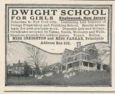 Magazine Ad - 1917 - Dwight School for Girls - Englewood, NJ picture