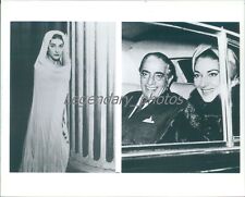 Opera Singer Maria Callas in Two Images Original News Service Photo picture