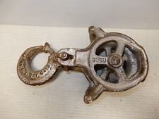 ANTIQUE SILVER IRON  TACKLE PULLEY  picture
