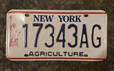 New York Agriculture License Plate - Statue of Liberty- NY - #17343 AG 🗽 picture