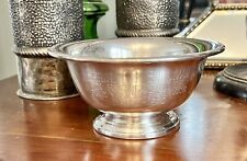 Poole Silver Company Bowl Sterling 502 Authentic Reproduction Footed 6