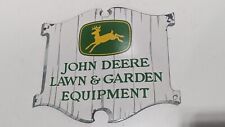 Very Nice Porcelain John Deere 4-Legged Farm And Garden Advertising Sign W@W picture