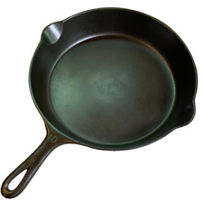 Antique Vintage GRISWOLD Cast Iron SKILLET Pan Cleaned Seasoned Flat Smooth  picture