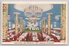 Postcard Blue Room, The Roosevelt, New Orleans, Louisiana Vintage picture