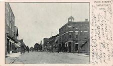 Swanton Ohio Main Street Fulton Lucas County Early 1900s Vtg Postcard A3 picture