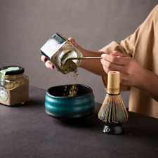Unique Ceramic Matcha Bowl with Chasen Holder Matcha Kits Tea Ceremony Set picture